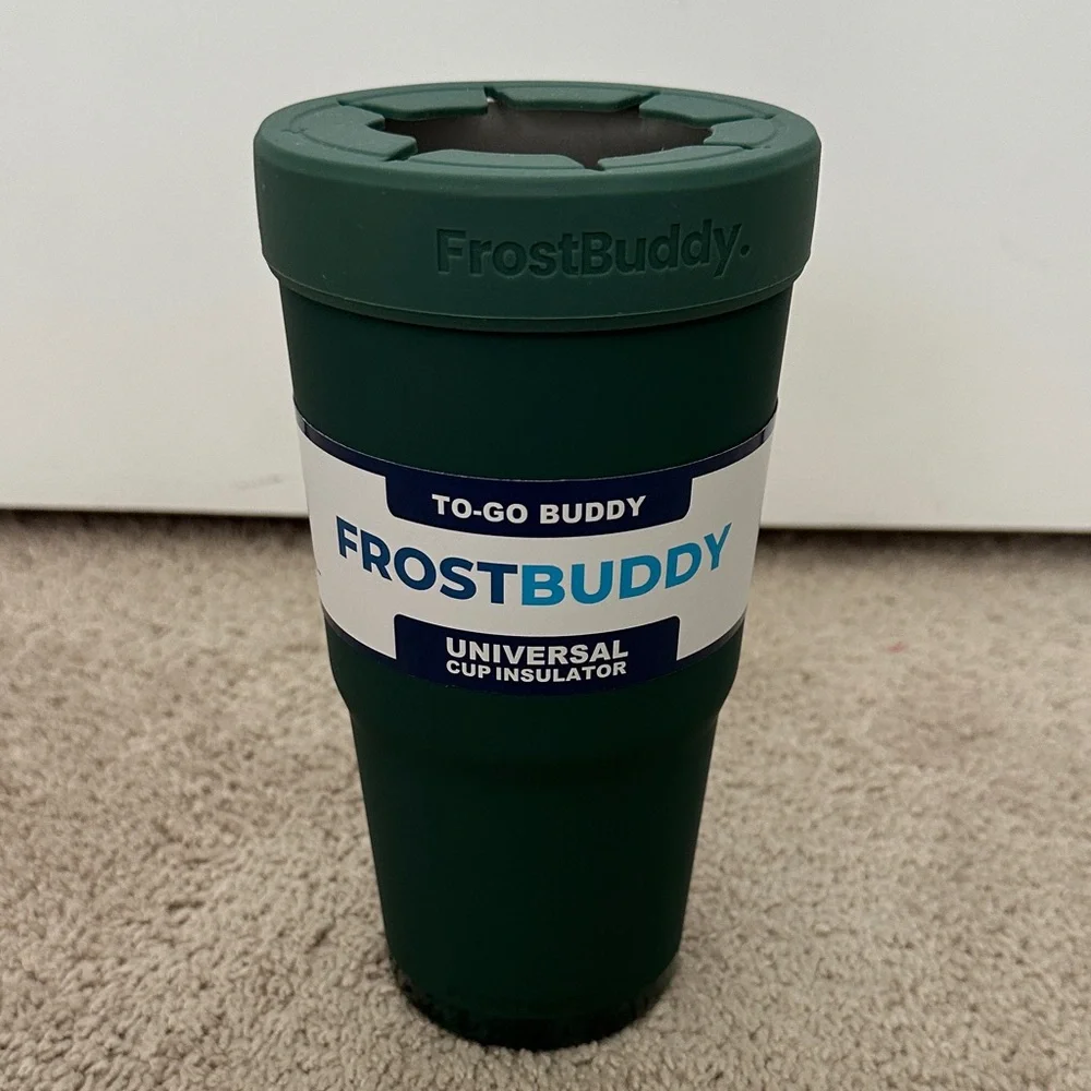 FrostBuddy To-Go Insulated Travel Tumbler - Dark Green - Picture 4 of 7